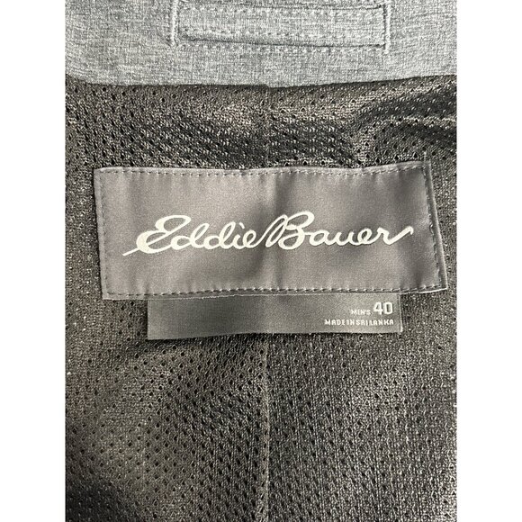 Eddie Bauer Mens Gray Blazer With Mesh Lining Size 40 - Picture 3 of 9